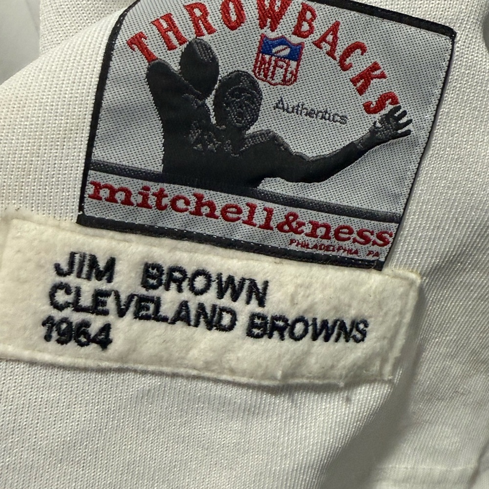 Mitchell & Ness Cleveland Browns Throwback Jersey